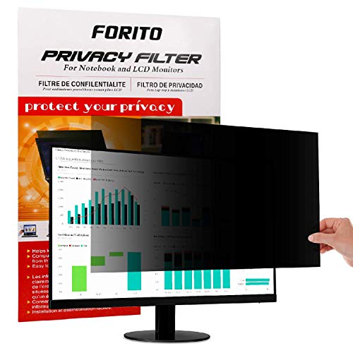 23.8 Inch Monitor Privacy Filter -Anti Glare Screen Protector Compatible Diagonal 23.8" Widescreen