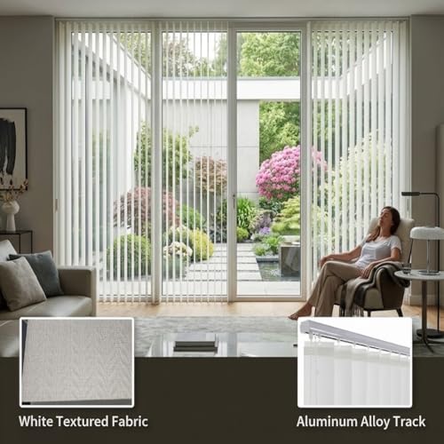 Puertas correderas blancas a medida panel divisor de interiores 90 a 250 cm 8