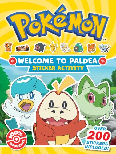 Image of Pokémon Welcome to Paldea Epic Sticker: Explore Paldea in this 100% Official Sticker Activity Book. Perfect for Pokémon Fans!