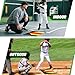 Rolitwils Roliwils Baseball Home Plate Training Mat 28.35 x 16.93, Professional Home Plate Baseball & Softball Training | Multi-Zone Strike Practice Base | Portable Baseball Bases Equipment