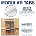 Fulton Woodworking Tools Pipe Clamp Modular Clamp Rack •Easy and Quick to Align •Pre-Drilled 16 inch on Center •3 Pack