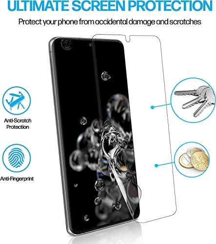 Image of STP FEEL (2 Pack Unbreakable Membrane Screen Protector Guard For Samsung Galaxy S20 Ultra (6.9 Inch) | Membrane Ultra Smooth Touch with Finger Print Support - HD /3 Months Warranty