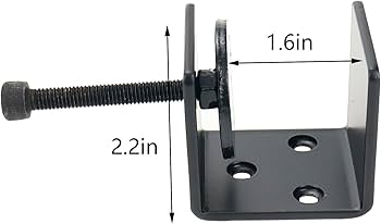 Amazon | Tighall 調節可能なCクランプブラケットクランプ2個 鉄製 高