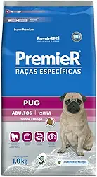 Ração Premier Raças Específicas Pug Cães Adultos Porte Pequeno Frango 1kg