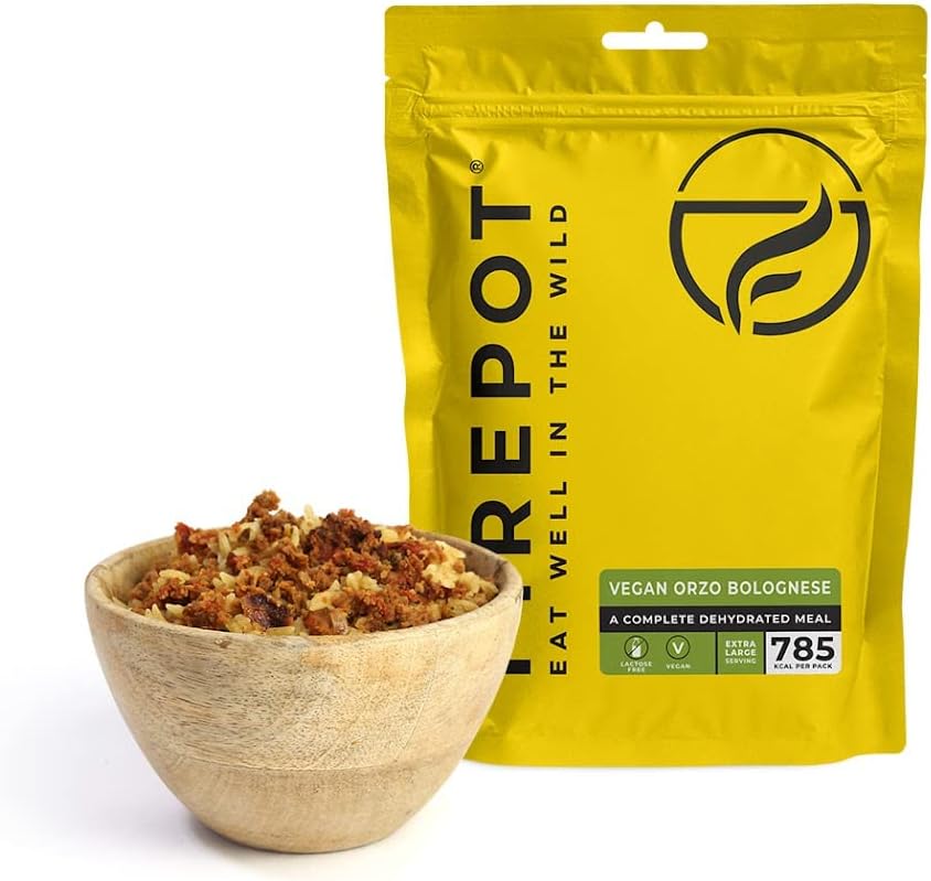 Vegan Orzo Bolognese - Healthy VEGAN Dehydrated Expedition Food (Extra Large)