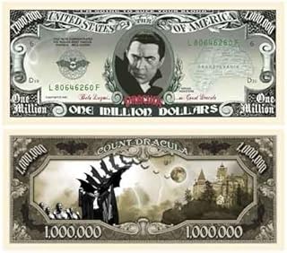 Set of 100 - Dracula Million Dollar Bill