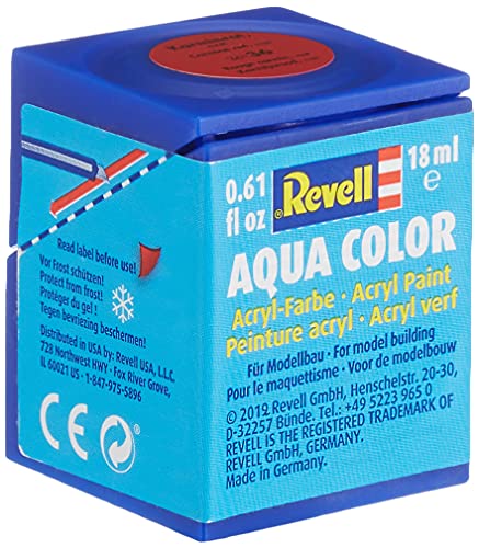 Revell - 36136 - Peinture pour Maquette - Aqua Rouge Carmin Mat