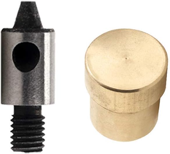 Trimming Shop 3mm Multi-Layer Hole Cutter Punch Die Tool with Gold Base for Universal Hand Press Machine for Fabrics & DIY Leather Craft, Fixing & Fastening Clothes