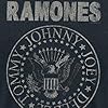 Rock Off officially licensed products Ramones Seal Hey Ho Distressed Band Logo T Shirt M Black #2