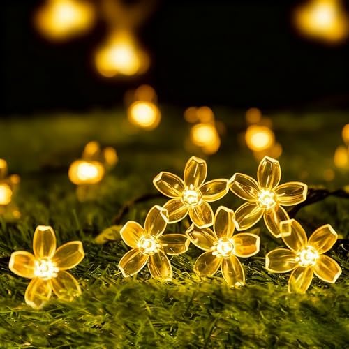 Cordão de Luz LED Solar 5m à Prova d’Água – Pisca Pisca Decorativ...