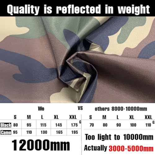 Image of Joy Walker Waterproof Backpack Rain Cover for (15-90L), Upgraded Anti-Slip Cross Buckle Straps, Triple Strengthened Layers for Hiking Camping Traveling (Camouflage, XXL (for 70-90L Backpack))