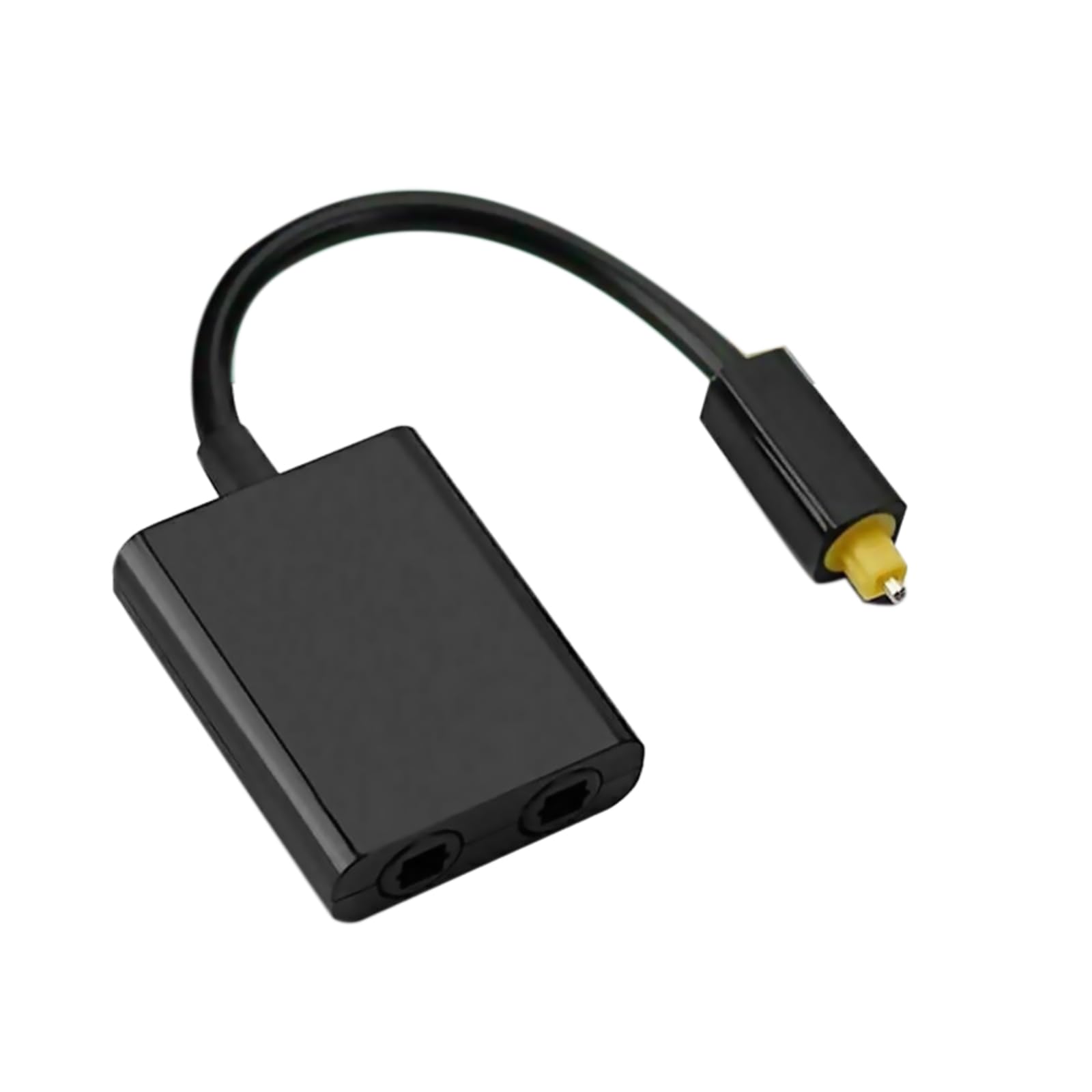 1 to 2 Switch Digital Audio Wire Adapter, Audio Splitter Digital Optical Cable Splitter Fiber Converter