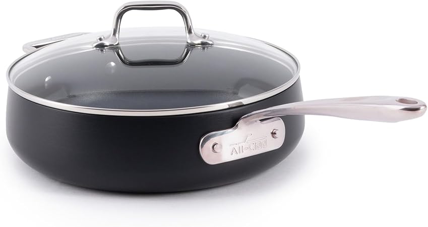 All-Clad HA1 Expert Hard Anodized Nonstick Sauté Pan with Lid