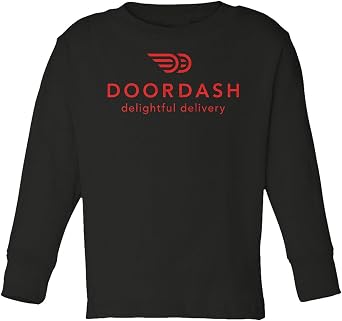 Cup & Branch Door Delightful Delivery - Dash Food Delivery Humor Toddler Long Sleeve Tshirt
