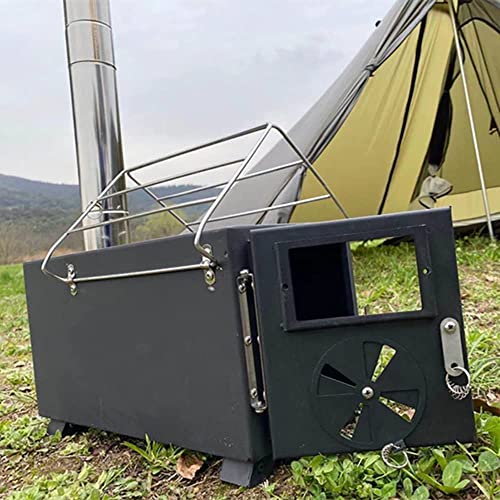 FYLZW Poêle à Bois Portable pour tentes, abris et Camping Réchaud de Tente de randonnée en Plein