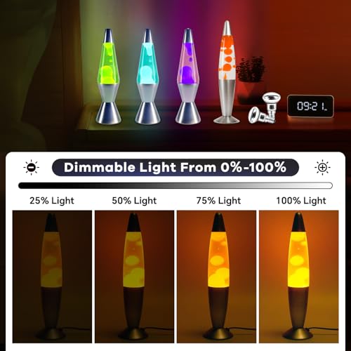 SCNNC Reflektorlampen E14 R39 230V Reflektorbirne Dimmbar Lavalampe Birne – Ansicht 3
