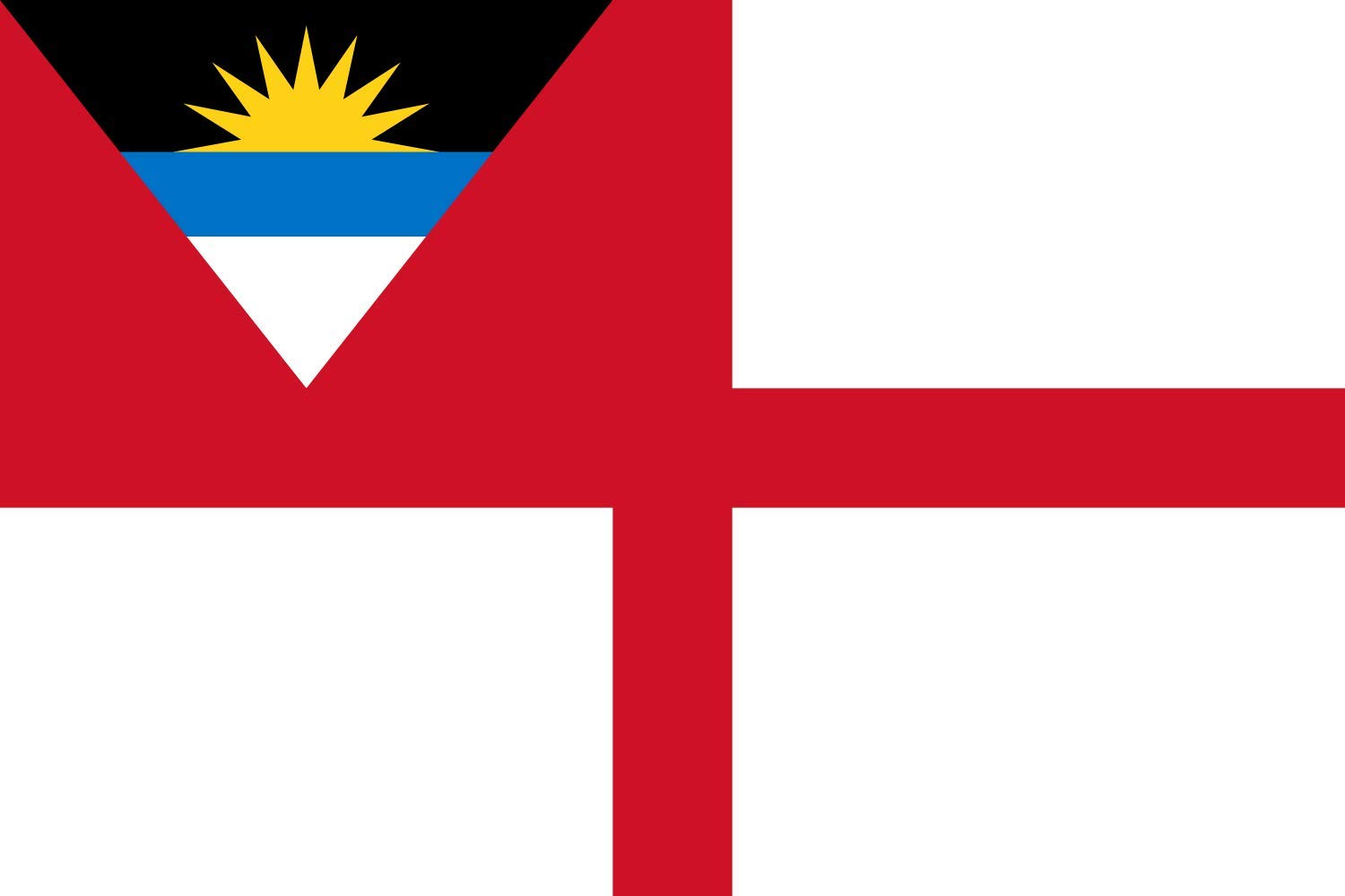 Drapeau XL Coastguard Antigua and Barbuda pavillon haut de gamme en tissu renforcé