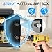 Paporia 0.6 Feet Cubic Safe Box with Digital Keypad Lock & Keys, Home Safe Money Box for Cash, Documents, Jewelry,& Medicine, Security Digital Safe in Home, Hotel or Business