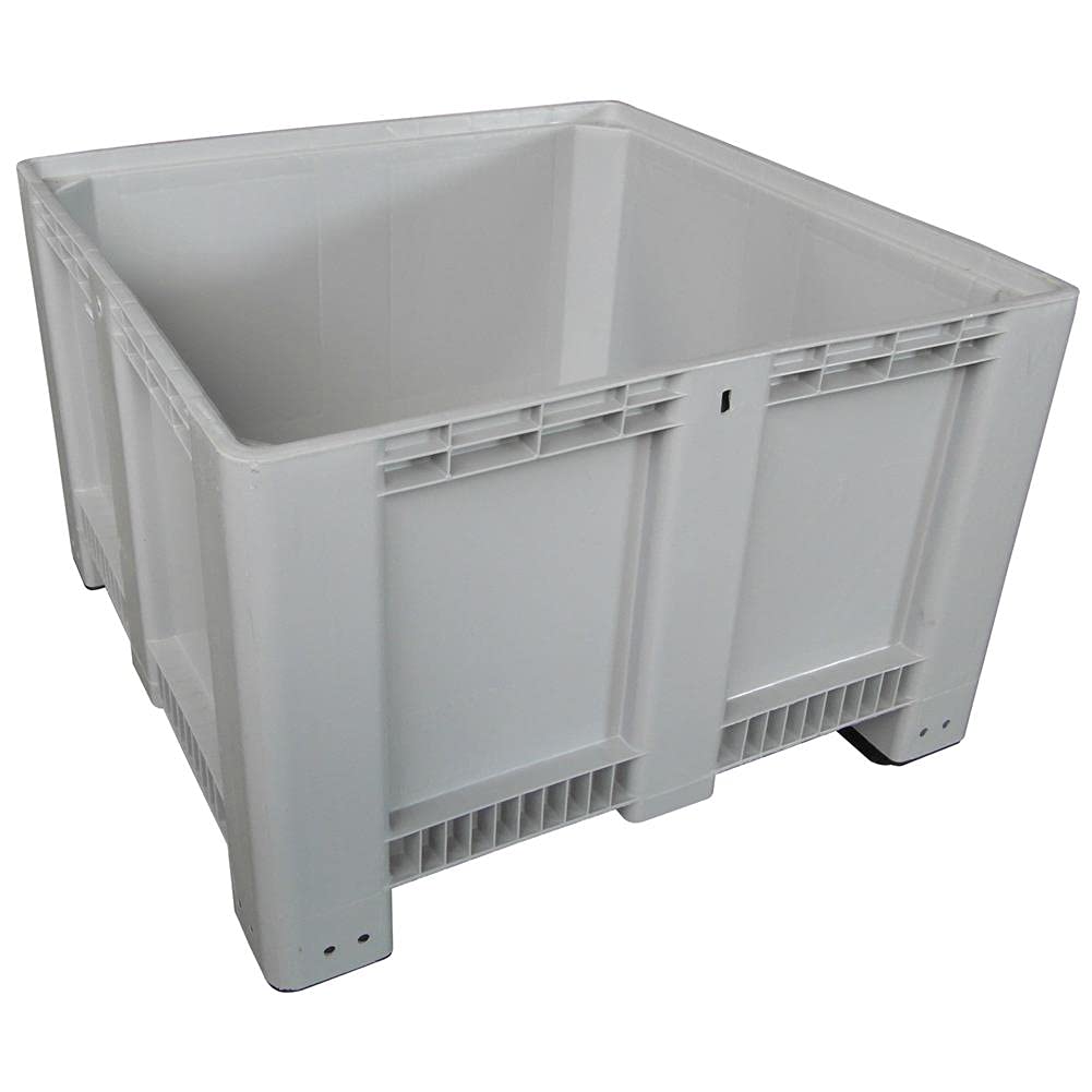 Cassa pallet in plastica (HDPE) 4 piedi, Mis. 1130 L x 1130 P x 760 H mm, portata 450 Kg, volume 650 Lt