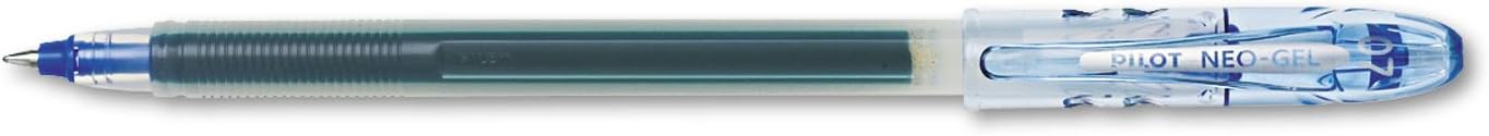 Neo-Gel Roller Ball Stick Pens, Blue Ink, Fine Point, 12-Pack (14002)