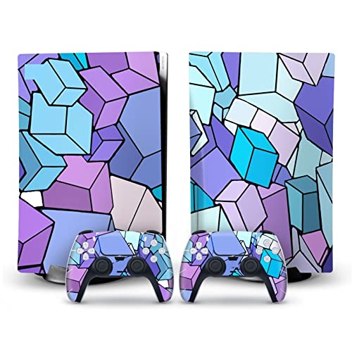�ی� For PS5 Skin Disc Edition Anime Console And Controller Vinyl Cover Skins Wraps For PS5 Disc Version(51558) �C�A�Ȃ��A�c�����Ȃ�