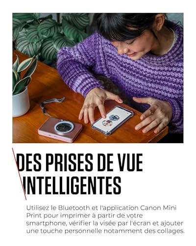 Canon Zoemini S2 Appareil photo instantanné + imprimante , Rose Doré