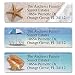 Colorful Images Calm Seas Personalized Return Address Labels – Classic Self-Adhesive, Flat-Sheet (3 Designs), 240 Labels