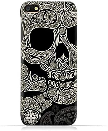 AMCOppo A7 7 TPU Silicone Protective Case with Skull & Piesley Design
