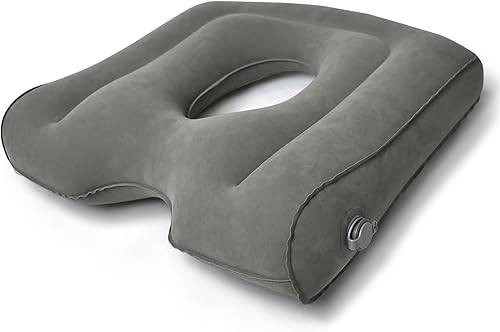 Cojín de presión para úlceras de cama Cojines de asiento para silla de ruedas, almohada de dona, almohadilla para silla de oficina con alivio de
