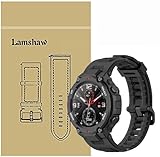 Compatible for Amazfit T-Rex Band, Blueshaw Classic Silicone Replacement Band Compatible with...