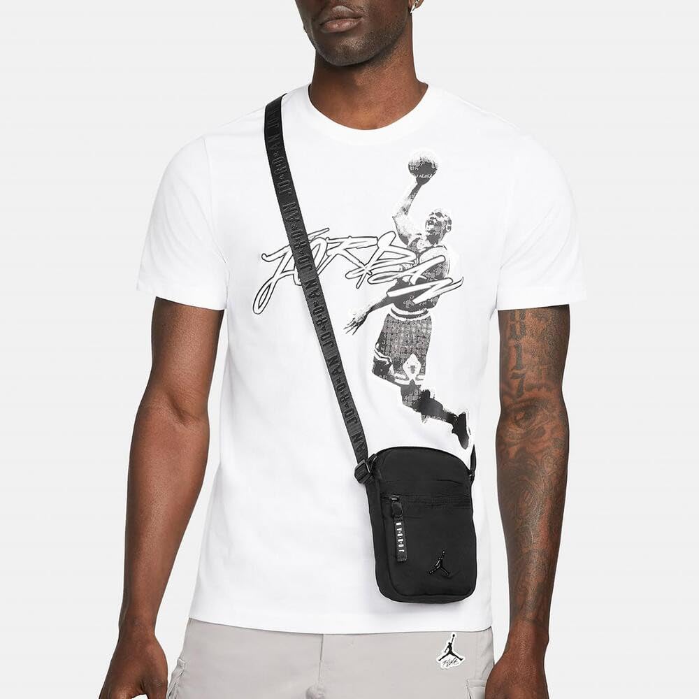 Jordan Boy's Airborne Festival Bag (duże dzieci) czarna jeden rozmiar, Czarny, rozmiar uniwersalny