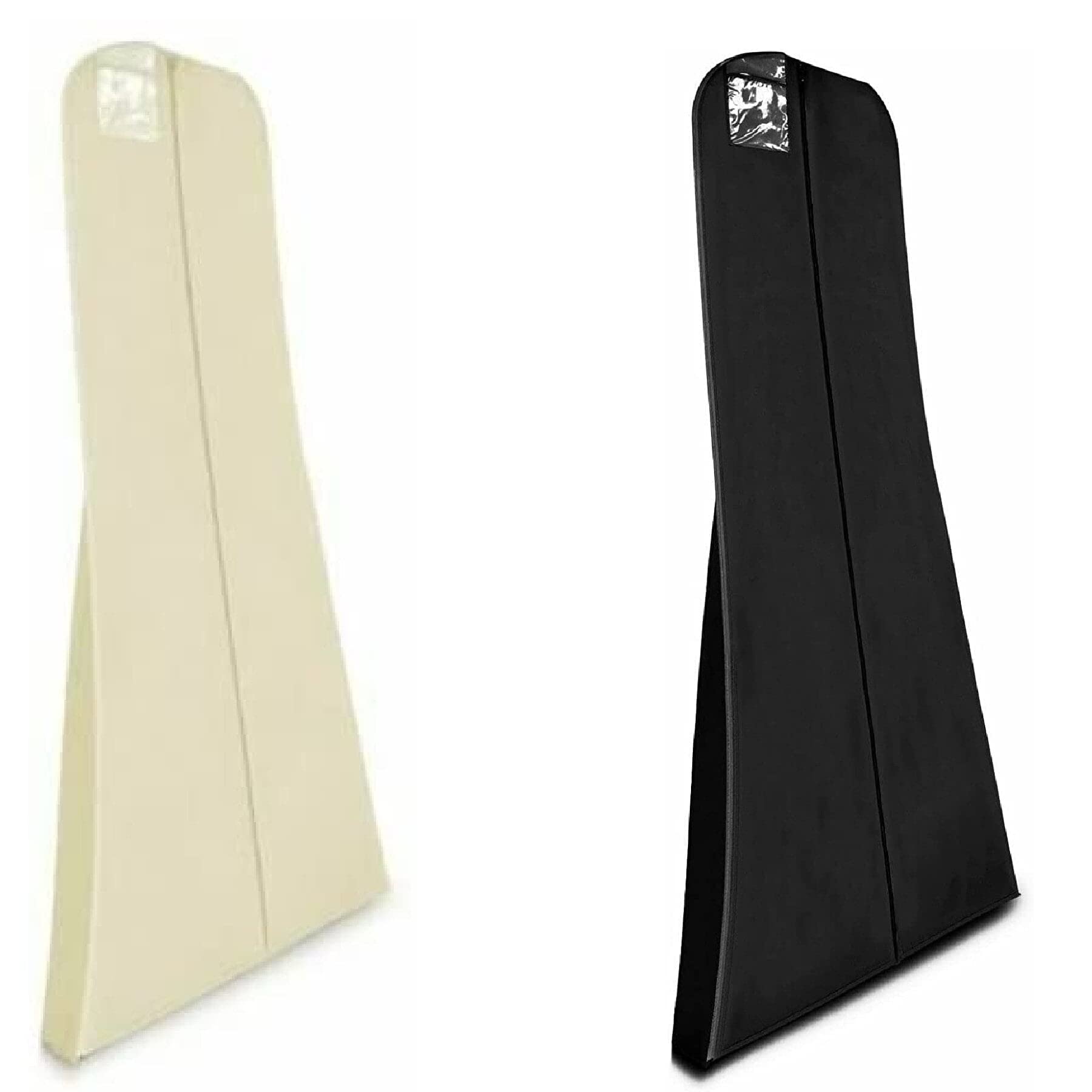 40 x 72" Black Breathable Wedding Long Dress Cover Suit Cover Prom Gown Garment Clothes Bag in Black (40 X BLACK)