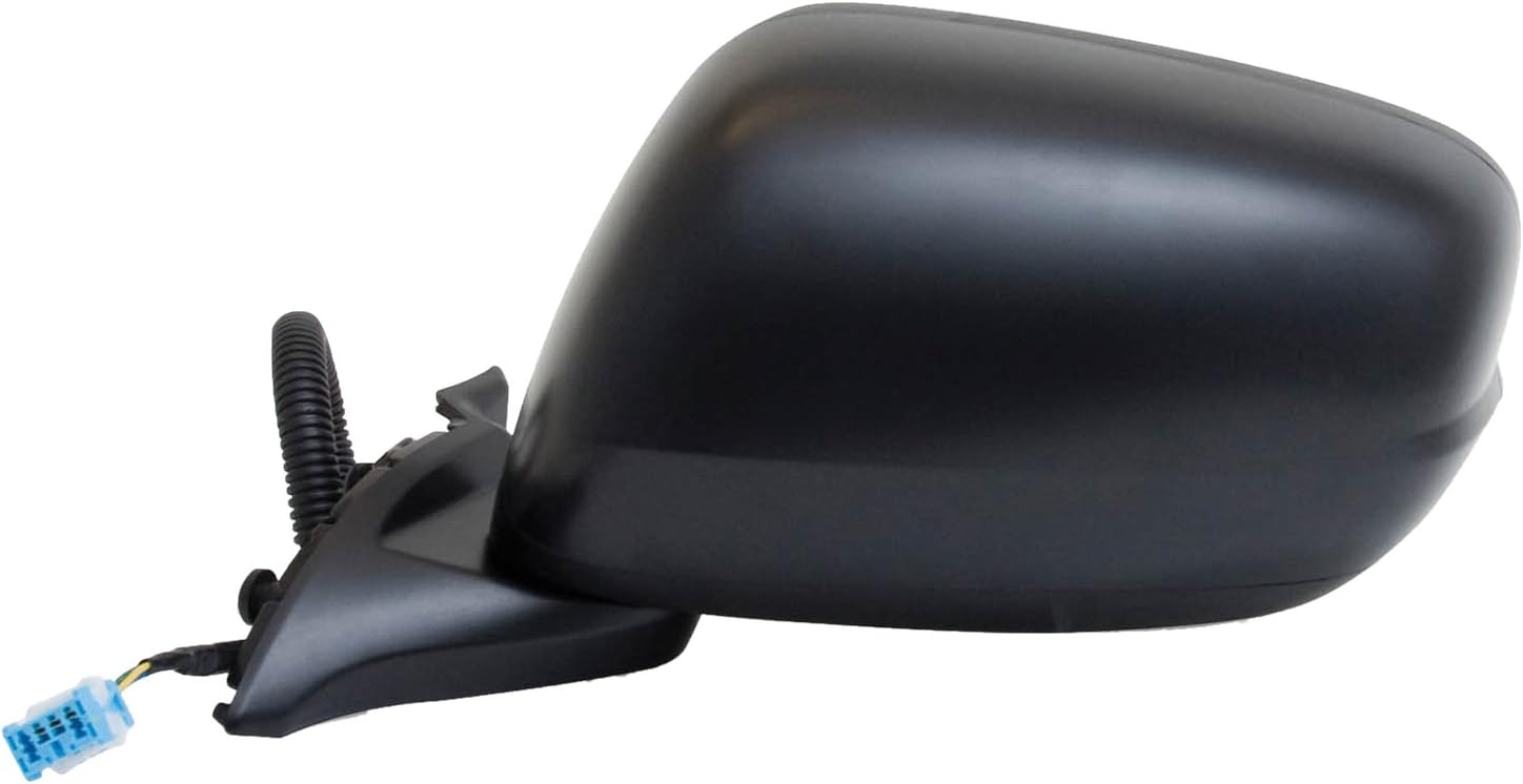 Fit System 63592H Honda Fit Driver Side OE Style Power Replacement Mirror, Black