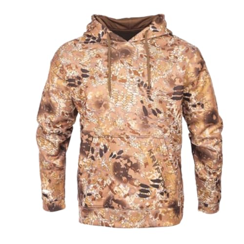 Kryptek Tartaros Hoodie for Men - Performance Athletic Hoodie with Advanced Camouflage Design, Lightweight & Comfortable Fit, Flyway - Large