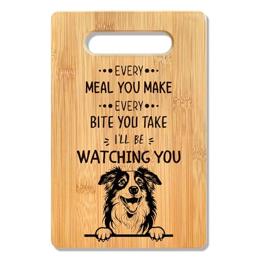 Tabla de cortar rectangular de bambú ANIANG con mango integrado, 29.46 cm x 19.3 cm x 1.27 cm miniatura 1