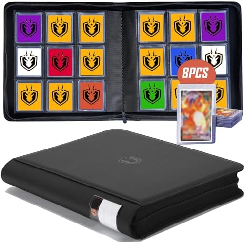 Amazon.com: Top 3”x4” Rigid Card Loaders Binder 252 Cards in | 8 ...
