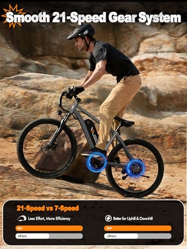 M200 21-Speed Mountain E-Bike