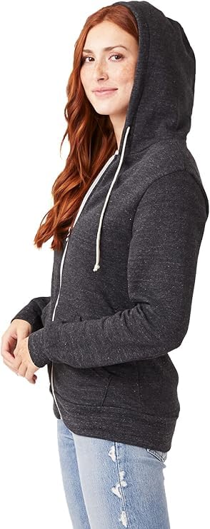 Image of Alternative All Gender Adult's Rocky Eco-Fleece Zip Hoodie