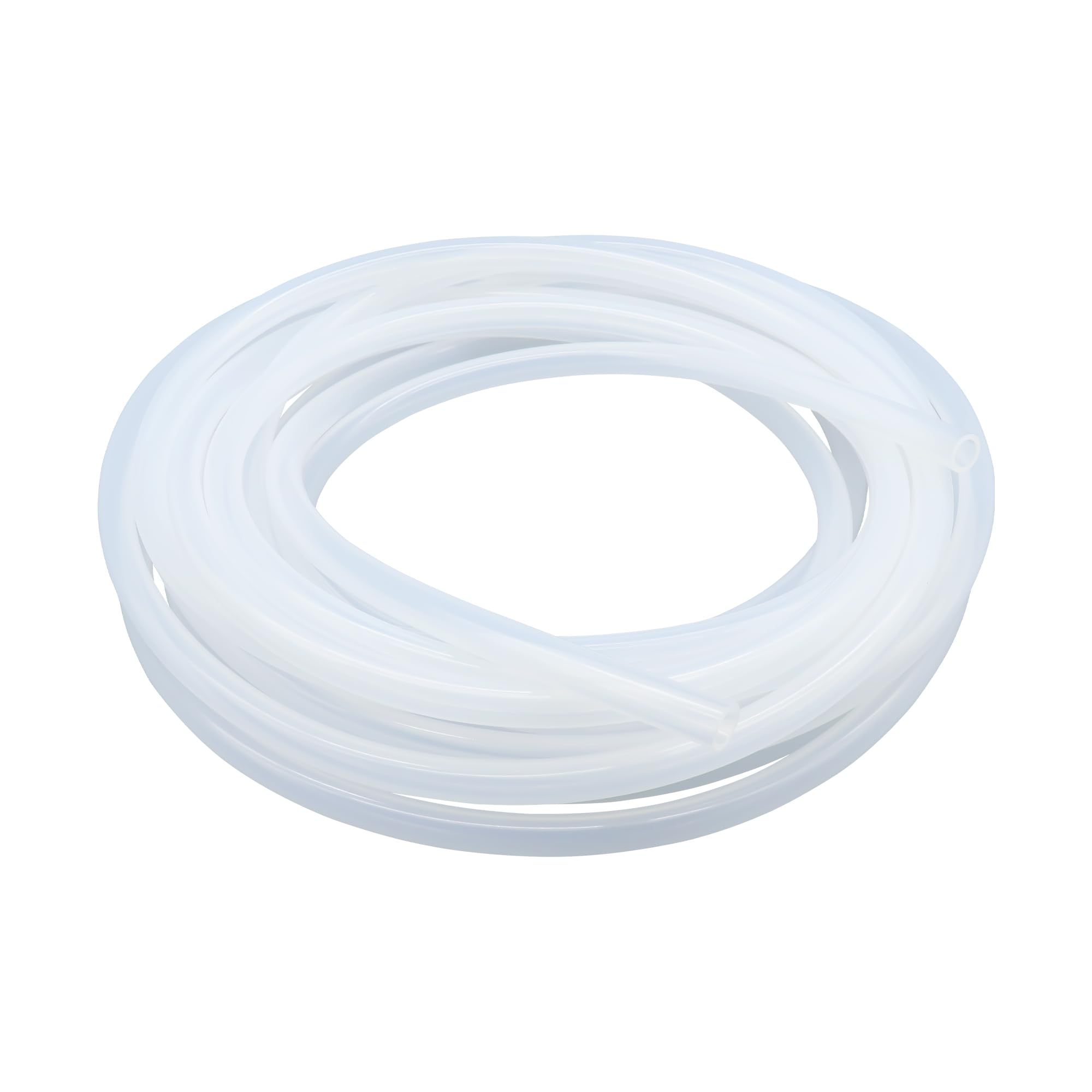 LAVMHAB Silicone Tubing Food Grade Hoses 5mm ID x 7mm OD 8m (26.2ft), Flexible Silicone Rubber Tubes Water Air Pipes