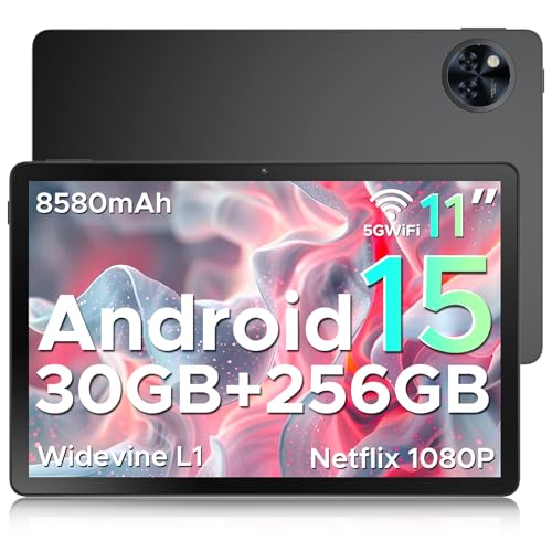 DOOGEE U11 Pro Android 15 Tablet 11 Pulgadas, 30GB RAM+256GB ROM/2TB TF, Tablet Gaming Octa-Core, HD...