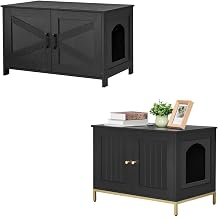 Homhedy Cat Litter Box Enclosure