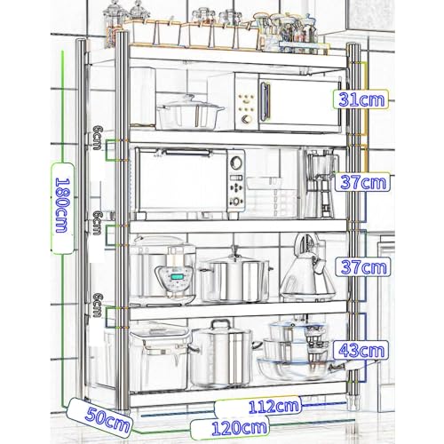 Scaffale regolabile a 5 ripiani in acciaio inox – Sto Solut per cucina, ufficio, ga, ristorante e magazzino – Scaffalatura versatile e robusta