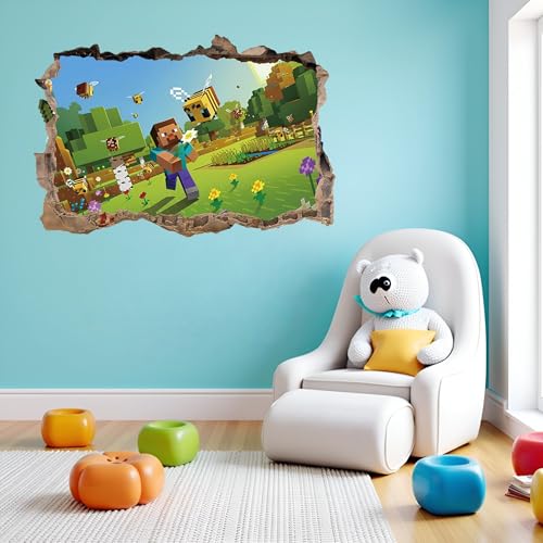 Thingehoy Wandtattoo Kinderzimmer Junge, Anime Wandtattoos Aufkleber Kinder, Wandaufkleber Kinderzimmer, Wandsticker Kinderzimmer Jungen, Wall Stickers Kids Bedroom, Wanddekoration (Wall Sticker)