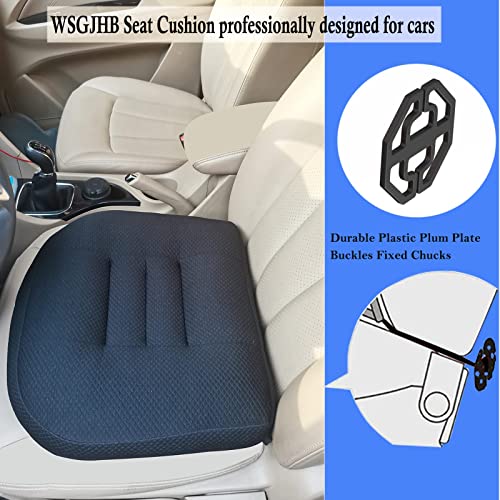 Image of WSGJHB Comfort Seat Cushion Pillow for Office Chair /Car Chair Cushions | Car Booster Seat Cushion, Butt, Tailbone, Back, Coccyx, Short People Adult Booster Chair Cushions Relief Pad