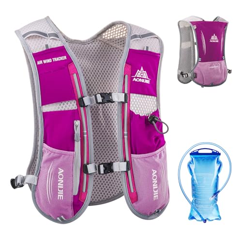 Image of TRIWONDER Hydration Running Vest Backpack, Lightweight Water Pack for Men Women Hydration Backpack for Trail Race, Hiking, Cycling, Climbing, Camping, Jogging, Marathon