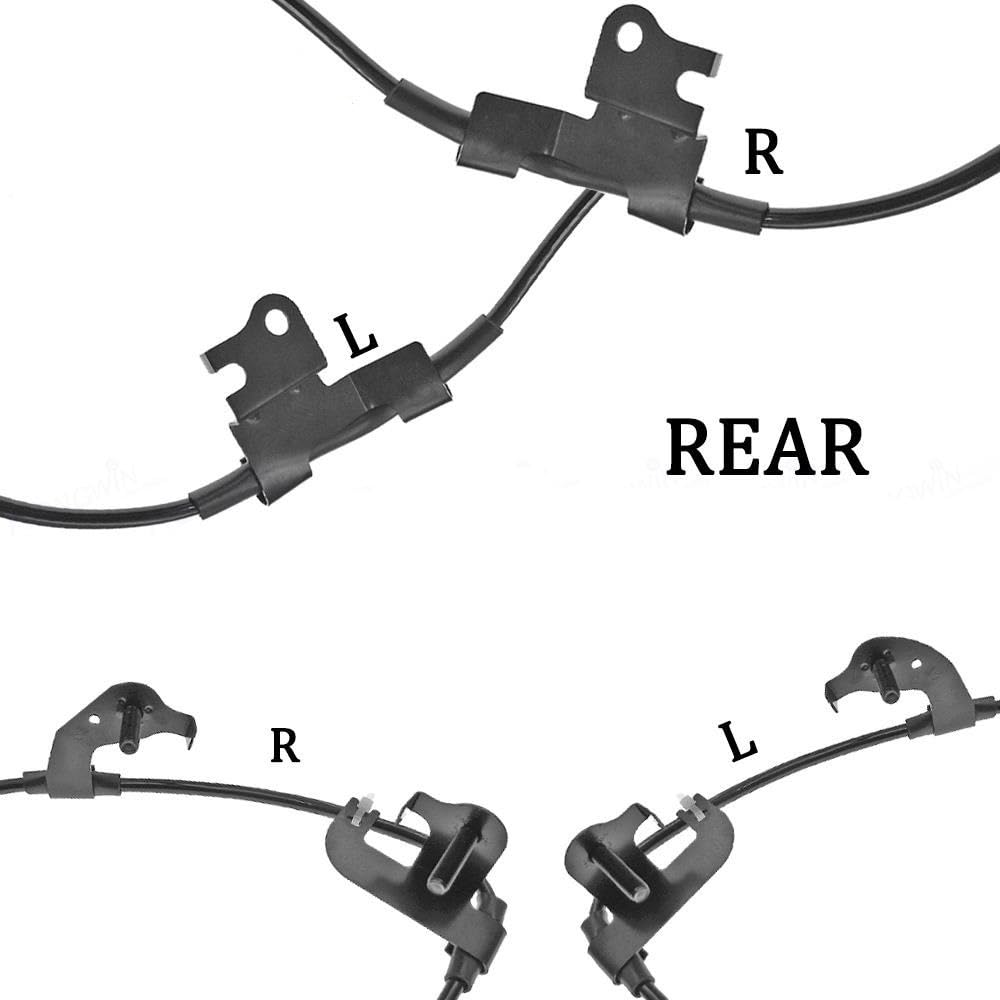 Sensore velocità ABS Sensore di velocità della Ruota ABS Posteriore Sinistro E Destro per RAV4 2006-2014 4WD 89545-42040 89546-42040 8954542040 8954642040 ALS1251 Sensore ABS Auto
