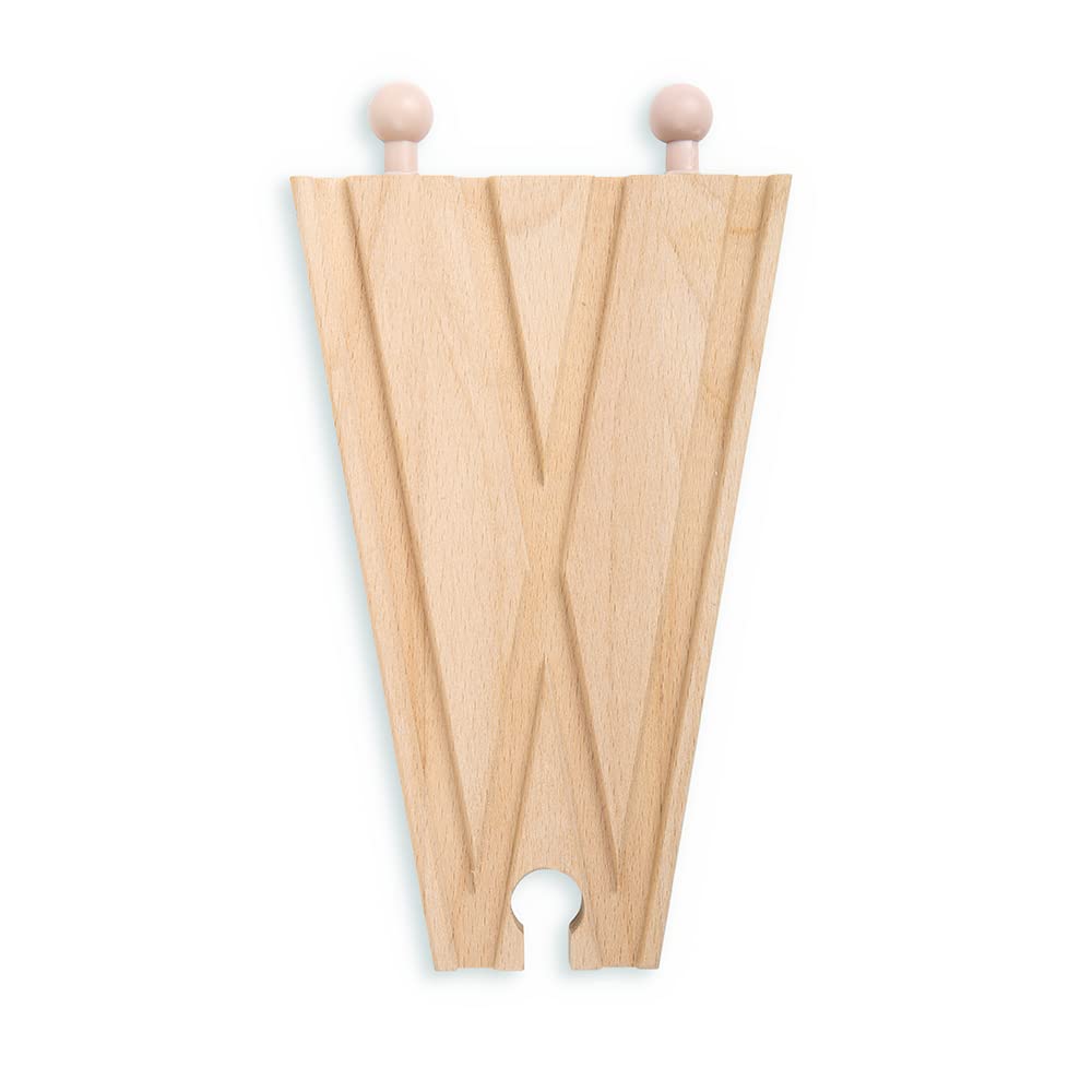 Bigjigs Rail Binario suddiviso (Confezione da 2)