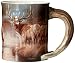 Wild Wings Autumn Mist Elk Sculpted Mug, Assorted