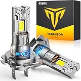 FAHREN Upgraded H7 light Bulb 46000LM 900% Brightness, 6500K White Super Bright, 1:1 H7 Mini Size Fog Lights No Adapter Required Plug & Play Non-Polarity, Canbus Ready, IP68 Waterproof, Pack of 2