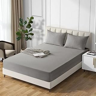Ace Home Store White Fitted Sheet King Size 25cm Microfiber, Hotel Quality Luxury Bedding Extra Soft, Hypoallergenic Breathable Deep Bed Sheets